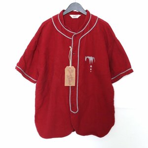 TENDERLOIN 21SS BASEBALL SHT ベースボールシャツ レッド Mサイズ テンダーロイン 半袖シャツ