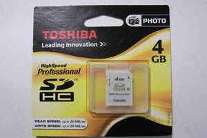 白芝 東芝 Toshiba SDHC 4GB CLASS10 SLC