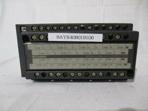 中古 MITSUBISHI A6TBXY54 電機コネクタ端子台変換ユニット(BAYR40801B106)