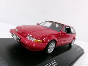 ミニチャンプス 1/43 ボルボ 480 ES 1986 レッド (2255-251)