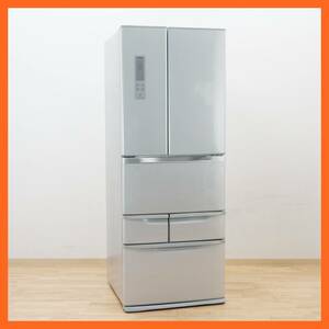 前ダ:【東芝】VEGETA ベジータ 6ドア 冷凍冷蔵庫 548L GR-E55F（SS）ブライトシルバー 真ん中野菜室 フレンチドア 