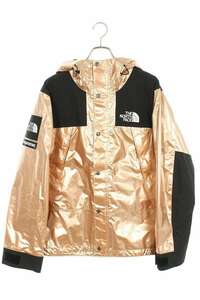 シュプリーム ブルゾン ノースフェイス 18SS Metallic Mountain Parka サイズ:M メタリックマウンテンパーカーブルゾン 中古 OM10