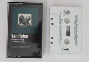 米Cassette Van Halen Women And Children First W53415 WARNER BROS /00110