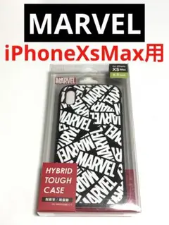 14499 iPhoneXS MAX用 ハイブリッドタフケース マーベルロゴ