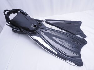 TUSA ツサ SOLLA ソラ フィン バンジーストラップ カラー:ブラック サイズ:S(24-26cm) ランク:AA [3F-62805]