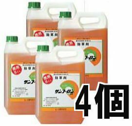 除草剤 サンフーロン 5L×4個 (20L) 希釈用 根まで枯らす ラウンドアップ のジェネリック農薬 大成農材 スギナ 笹 農耕地登録