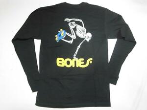 JB即決 POWELL PERALTA パウエル SKATE SKELTON スケートスケルトン ロングスリーブ ロンT 黒 XLサイズ　新品 80 90 VANS USA DOGTOWN