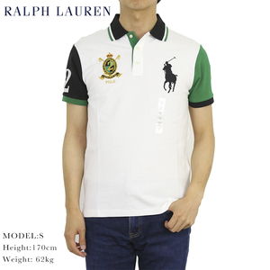 新品 アウトレット 3421 XLサイズ 半袖 シャツ polo ralph lauren ポロ ラルフ ローレン ビッグポニー 鹿の子 エンブレム