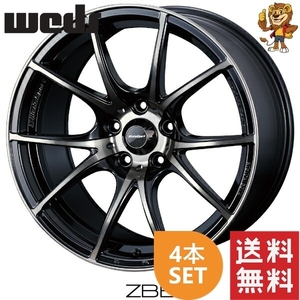 ホイール4本セット weds WEDSSPORT SA10R (ZBB) 18インチ 9.5J PCD100/5H インセット:45 ウェッズスポーツ SA10R 【法人宛て発送限定】