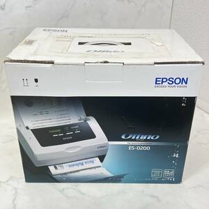 EPSON ES-D200 Offirio スキャナー ACアダプタ USBケーブル有り オフィリオ エプソン 動作未確認 ジャンク扱い・現状品