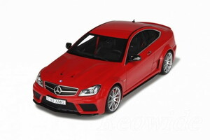 GT スピリット 1/18 メルセデス・ベンツ C63 AMG クーペ ブラック・シリーズ レッド 1500台限定