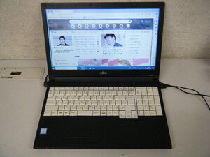 FMV LIFEBOOK A576/R / Windows10 / Core i3 6100U 2.30GHz / HDD500G / M4G / 中古(現状品)