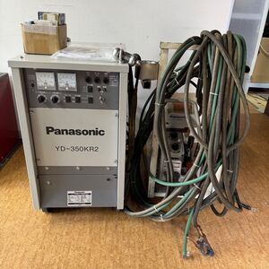 UTN427【引取限定】23年製★動作品 Panasonic パナソニック 半自動溶接機『YD-350KR2』サイリスタ制御Co2 ワイヤー送給装置『YW-35KB3』