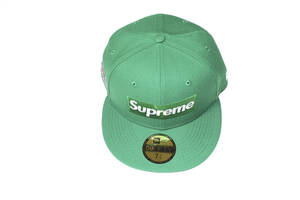 SUPREME NO COMP BOX LOGO NEW ERA GREEN SIZE 7 1/4