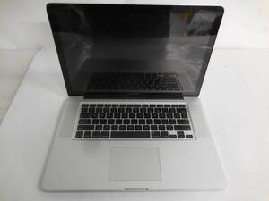 湘/Apple/MacBook Pro/ノートパソコン/A1281モデル/2008年製/15インチ/W013100K46G1A/HDD 320GB/ACアダプター欠品・使用感有★11.29-039★