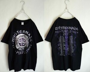 WHITESNAKE ホワイトスネイク THE PURPLE TOUR 2015 Tシャツ☆Lサイズ