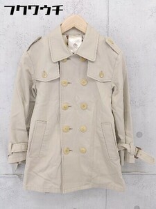 ◇ ◎ beautiful people ビューティフルピープル ウエストベルト付 キッズ 子供服 コート サイズ130 ベージュ レディース