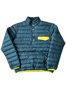 ★★★2016年製patagonia パタゴニア ダウンスナップT 27246 F16 サイズS 緑グリーン★★★