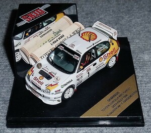 SKM99020 1/43 トヨタ カローラ WRC SHELL DEFAラリー 1996 1号車 TOYOTA COROLLA シェル