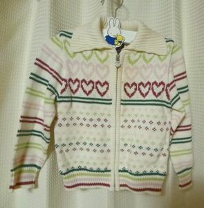 新品難有 baby GAP KIDS TODDLER 100 MADE IN THAILAND 綿ニットパーカー