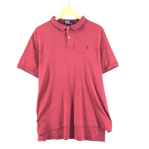 古着 90年代 ラルフローレン Ralph Lauren POLO by Ralph Lauren 半袖 ポロシャツ USA製 メンズL ヴィンテージ /eaa351352 【SS2409_30%】