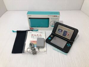 任天堂 ニンテンドー3DS LL 本体 SPR-001(JPN) ターコイズ×ブラック 一式 箱付き 動作良好 Nintendo TURQUOISE×BLACK リミテッドパック