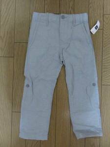 【新品】GAP　Kids２WAY薄手パンツ　リネン53％　綿47％　120