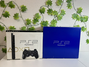 4229-02♪動作確認済あり♪SONY PS2 SCPH-30000/SONY PS2 SCPH-75000セット♪　コントローラーSCPH-10010/ソフト付きつき★