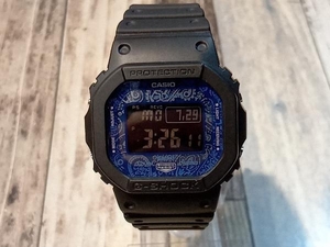 CASIO カシオ G-SHOCK ジーショック ソーラー電波時計 腕時計 Bluetooth ペイズリー柄 GW-B5600BP-1JF ブラック 店舗受取可