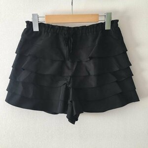 martique 36 マルティーク パンツ ショートパンツ フリル Pants Trousers Short Pants Shorts 黒 / ブラック / 10036908