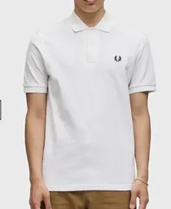 Fred Perry ポロシャツ M3 サイズ42 ホワイト