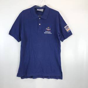 80s 90s 当時物 Rothmans Racing Williams RENAULT ロスマンズ レーシング 半袖ポロシャツ Lサイズ ルノー