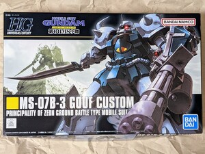 新品未組立 HGUC 1/144 MS-07B-3 グフカスタム / HG GOUF CUSTOM 機動戦士ガンダム 第08MS小隊