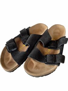 ●●BIRKENSTOCK ARIZONA ビルケンシュトック アリゾナ 40/26 normal 黒 スエード●●