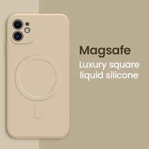 【送料無料】 iPhone 12 mini Magsafeワイヤレス充電対応 リキッドシリコンケース