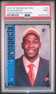 【PSA 9 MINT】2007 SP Rookie Edition [KEVIN DURANT/ケビン・デュラント] #106 1996 SP ROOKIE Design Rookie Card RC NBA 