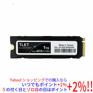 東芝製 ヒートシンク付内蔵SSD TLD-M7A01T4BA 1TB [管理:1000024269]