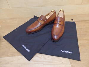 ◆MAGNANNI サイズ41 マグナーニ 革靴 USED ジャンクにて　送料込◆