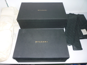 31228-2　BVLGARI　空箱　大44×31×8cm　中22×16×3cm　+　包装紙　ブルガリ　空き箱