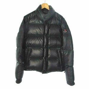 モンクレール MONCLER 美品 COMBLOUX ダウンジャケット ジップアップ チェック グリーン 2 メンズ