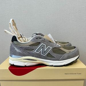 新品new balance M990 TG3 V3 27.5 cm US 9.5 UK9.0 ニューバランス576 990 992 Olive オリーブ カーキ ミリタリー グレーMADE IN USA