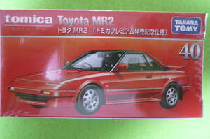 【新品】 トミカプレミアム №40 トヨタ MR2 発売記念仕様 ☆ レッド 