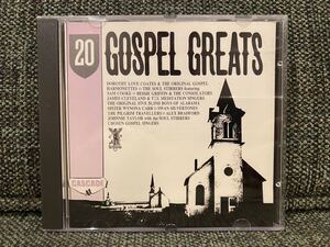 20 GOSPEL GREATS CD CASCADE-1017 ゴスペル