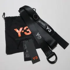 Y-3 ロゴベルト ブラック Lサイズ 130cm Yohji Yamamoto