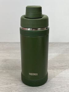 y102504a サーモス 真空断熱 スポーツボトル 750ml カーキ ハンドル付き 食洗機 対応 保冷 専用 FJU-750 KKI