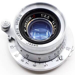 日本光学 W-NIKKOR・C 3.5cm F2.5 ライカLマウント L39 ニッコール 35mm 広角レンズ ニコン Nikon レンジファインダー