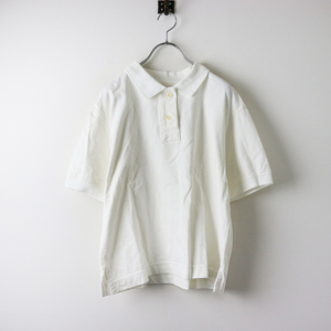 2021SS エムエイチエル MHL マーガレットハウエル MARGARET HOWELL DRY COTTON ドライコットン ポロシャツ 2/ホワイト【2400014148572】