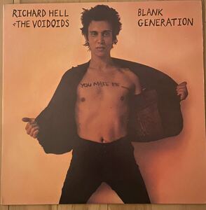 Richard Hell And The Voidoids-Blank Generation【国内盤LP】/New Wave Punk NY テレビジョン パンク天国 KBD クラブヒット