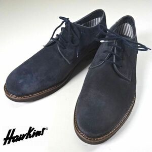 Hawkins ホーキンス HAYES PLAIN ヘイズプレーン 本牛革 レザー オックスフォード シューズ 靴 26.5-27cm 42 紺 メンズ 紳士 展示品訳有