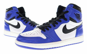 ナイキ NIKE AIR JORDAN 1 RETRO HIGH OG GAME ROYAL 27.5cm 555088-403 エア ジョーダン レトロ ハイ ゲームロイヤル 【ブランド古着ベク